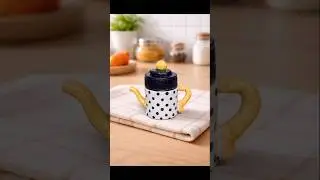 Teapot diy out of waste color bottle  #shorts #ytshorts craftermadhav
