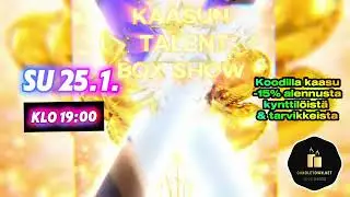 Kaasukeisari&rsquo;s Talent Box Show &ndash; TikTok Live 25.1. at 7 PM 🔥🎤