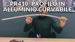 PR410: profilo in alluminio curvabile