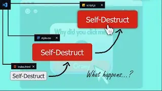 I Made a Self-Destructive Button (Project: BANG!)