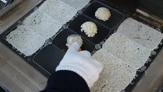 хрустящая рисовая корочка - корейская уличная еда