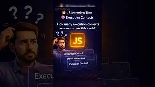 How Many Execution Contexts? #reactjs #react #reactinterview #shorts #shortsviral #shortsfeed