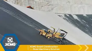 XCMG smart road machinery solution for water infrastructure construction