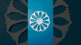how to make easy and beautiful snowflakes #papercraft#part 281