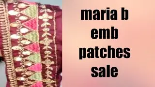 embroidered patches on wholesale prices/wedding cutpieces/#shorts/she essentials by sahar/#1