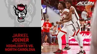 NC State's Jarkel Joiner Drops 20 In 2nd Half Against UNC