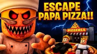 ESCAPE Papa Pizza’s Pizzeria in Roblox 😱 | Horror Obby Gameplay