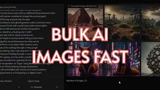Batch AI Image Generator in Google Colab | Fast HD Bulk Image Creation
