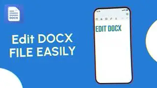 Edit Docx File Easily | Document Editor for Android | A1 Office