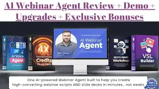 AI Webinar Agent Review + Demo + OTOs (Upgrades) + Bonuses | AIWebinarAgent Review