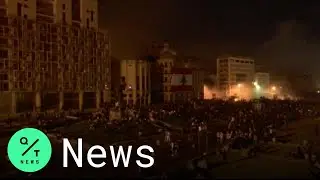 Lebanese Protesters Storm Foreign Ministry in Beirut