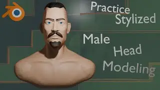Male Head Modeling With Blender | Practice | Timelapse