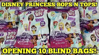 Disney princess bops and tops blind bags openings!