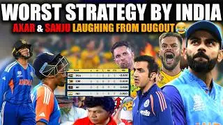 Worst Strategy by India 😡Axar & Sanju Laughing from Dugout 🤣 India VS South Africa 🔥 #Cricket