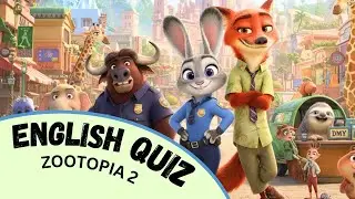 Zootopia English quiz for kids 