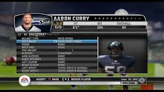 Madden 10 (PS3) Player Ratings: Aaron Curry