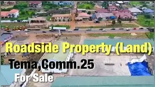 Building In Ghana 🇬🇭 | Roadside Land for Sale Showroom/Office & Warehouse for Sale Tema Community 25