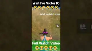 Wait For Victor's IQ 😂 Wait For Victor's Dance 🤣 Pubg Funny Video #Shorts