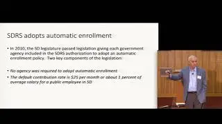 Impact of Automatic Enrollment in the Public Sector