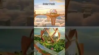 solarpunk vs cyberpunk #shorts #future #technology #society