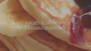 PALEO BLUEBERRY BANANA PANCAKE - 3 smart points