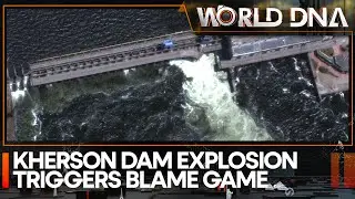 Kherson dam explosion opens floodgates of blame game between Russia & Ukraine | World News | WION