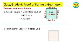 Class/Grade 4: Proof of Formula-Geometry.