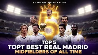 Top 5 Best Real Madrid Midfielders of All Time | Los Blancos Legends