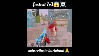 world fastest 1v3☠️😱 #pubgmobilebestplayer #pubgmobile #battleroyalegame #2018 #mobilegame