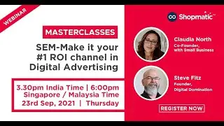 SEM - Make it your #1 ROI channel in Digital Advertising