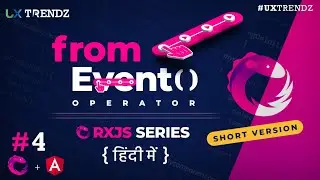 FromEvent Rxjs Operator |  Create Stream with FromEvent (Short Ver)   | Rxjs Series (2021) [Ep - #4]