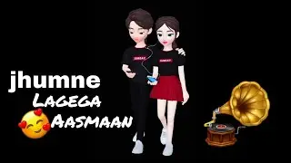 jhumne lagega Aasmaan| old is gold song| animation video status 😍|#status #love #trending