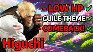 🔥 STREET FIGHTER 6 ➥ Higuchi ひぐち (GUILE ガイル) COMEBACK WITH GUILE THEME 🔥
