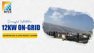 12KW On-Grid Solar System - House No. 638-G, DHA Phase 5, Lahore.