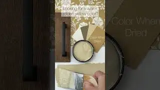 Citrine by Benjamin Moore is a warm golden yellow paint color that works well in various lighting.