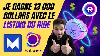 🤯 I made $13,000 with the listing of the $RIDE token on the Maiar Exchange!!! 💰 #holoride #MEX