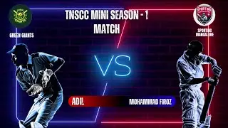 TNSCC-1 1st inning Sporting Mangalore VS Green Giants (TNSCC  Tournament)(16overs)Date=09-01-2026