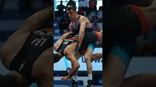 Бенджи одолел олимпийского чемпиона Резу ГЕРАИ в первом раунде #wrestleTirana