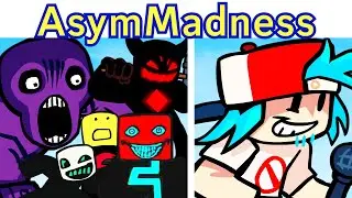 FNF Vs Asymmetrical Roblox Games (AsymMadness Cancelled Build) Roblox x FNF