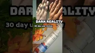 30day use review | wishcare AHA + BHA body lotion #shortsfeed #lotion #shorts #exfoliate #skincare