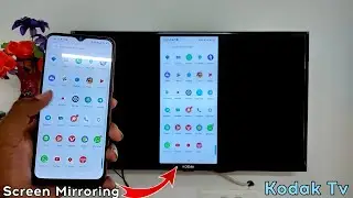 How To Do Screen Mirroring in Vivo Y19 || Kodak Smart Tv Screen Mirroring in Vivo Y19 || Screencast