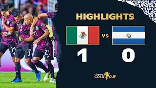 Highlights: Mexico 1-0 El Salvador - Gold Cup 2021