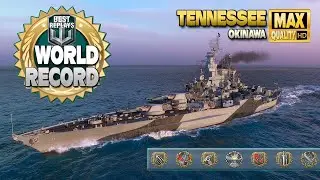 Линкор Tennessee установил новый рекорд повреждений - World of Warships