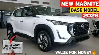 New Nissan Magnite Base Model 2026 || नई ऑनरोड कीमत के साथ✅ || Nissan Magnite Visia 2026🔥