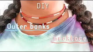 DIY Outer banks inspired bracelet/necklace | easy