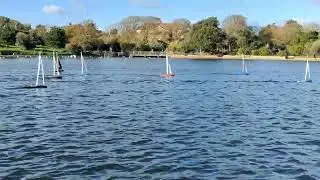 Eastbourne & District Model Yacht Club. Internal One Meter IOM Guy Fawkes Trophy Race 15. 2/11/2025