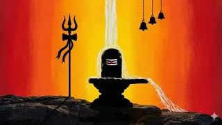 శంభో శంకర 🔱🪘#sivalingam under waterfall drawing#drawing tutorial#yt how to style video