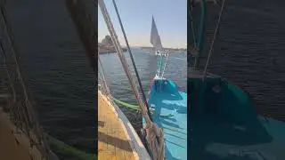 fougue sur le Nil &agrave; Assouan &Eacute;gypte Le vent dans les voiles le soleil sur le visagev#Fougue #Nil