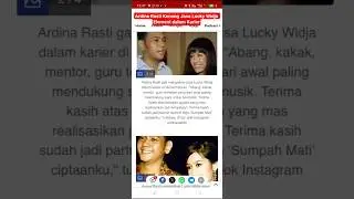 Ardina Rasti Kenang Jasa Lucky Widja Element dalam Karier