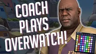 Тренер играет в OVERWATCH! Шутки на звуковой панели в соревновательном режиме! (СПЕЦИАЛЬНОЕ ПРЕДЛ...